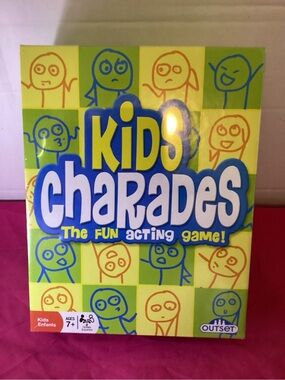 548-Outset Media Kids Charades The Fun Acting Game Board Game New in Box